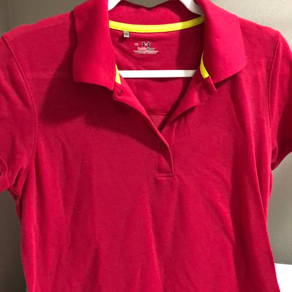 Under Armour Hot Pink Golf Polo